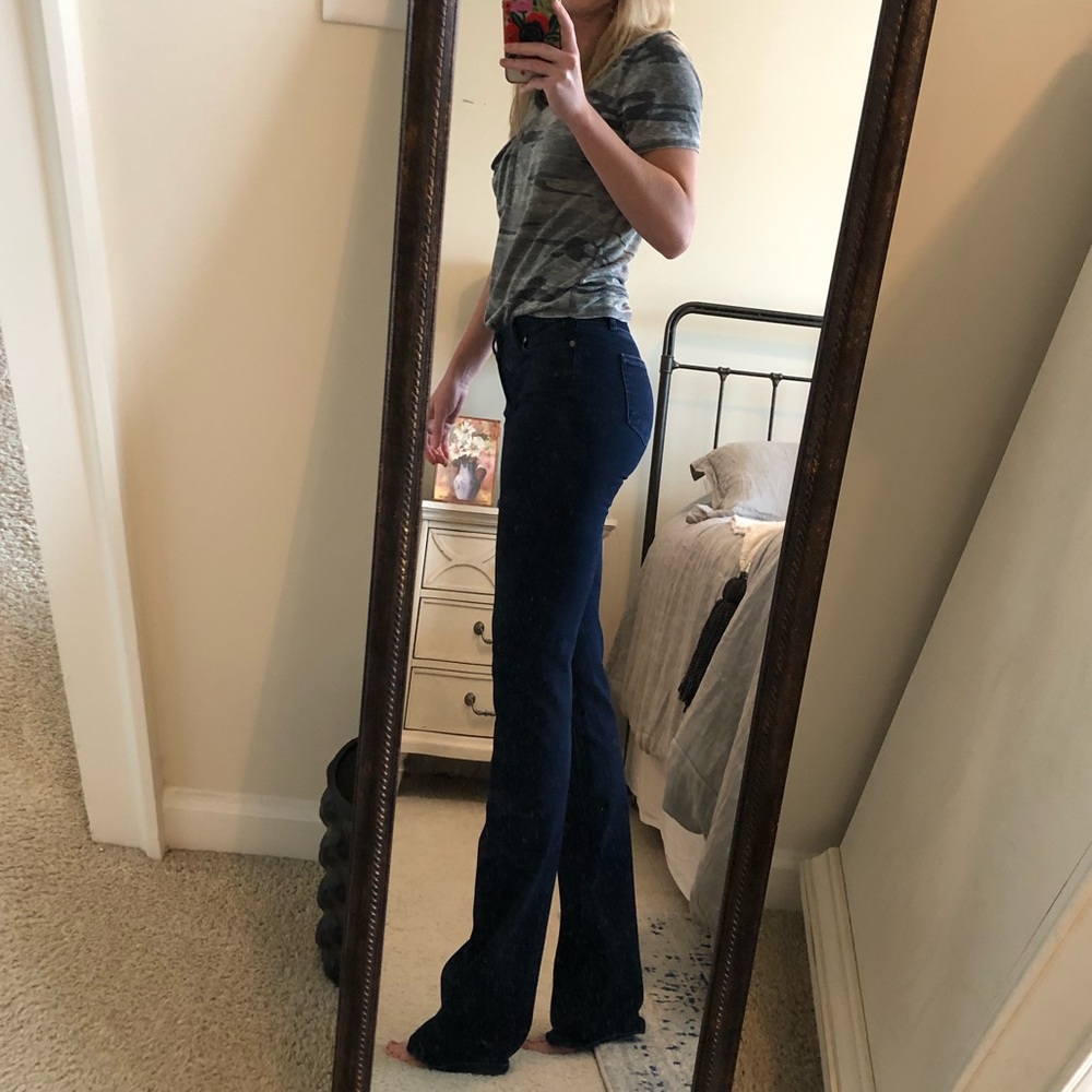 Paige Manhattan Skyscraper Jean, Dark Wash